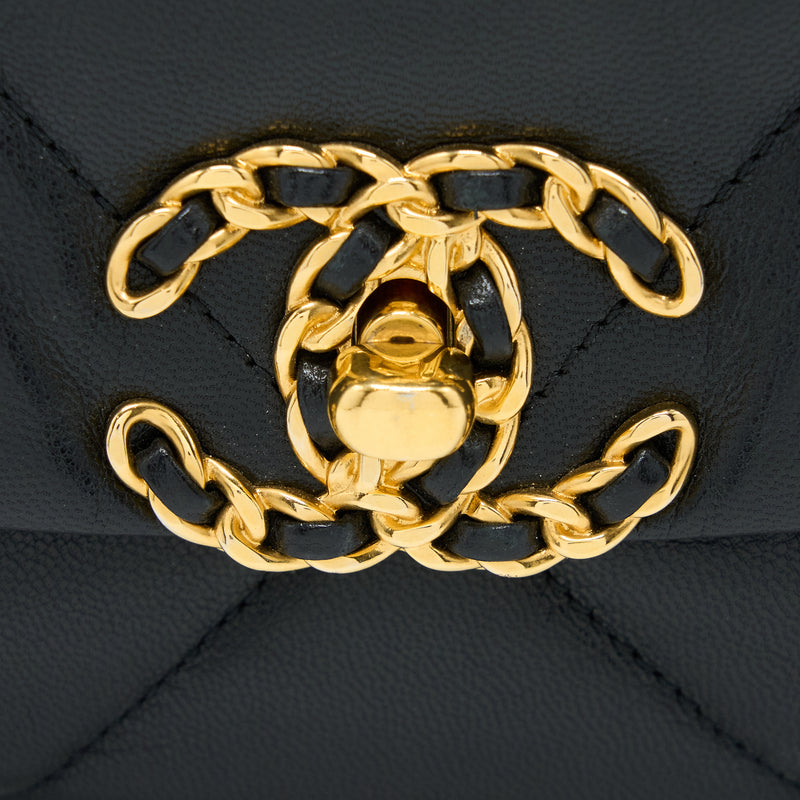 Chanel Small 19 Bag Goatskin Black GHW