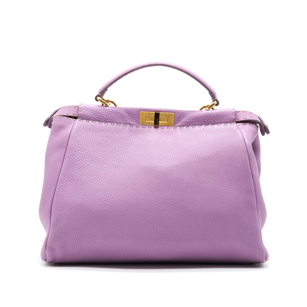 Fendi Extra Large Peekaboo Bag Purple