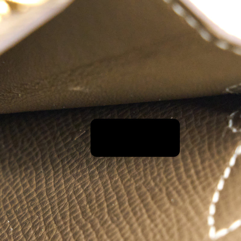 Hermes Kelly To Go Epsom Etoupe GHW Stamp Z