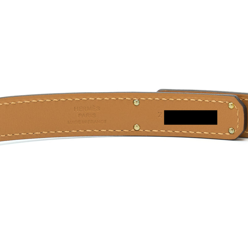 Hermes Classic Kelly Belt Epsom Etoupe RGHW