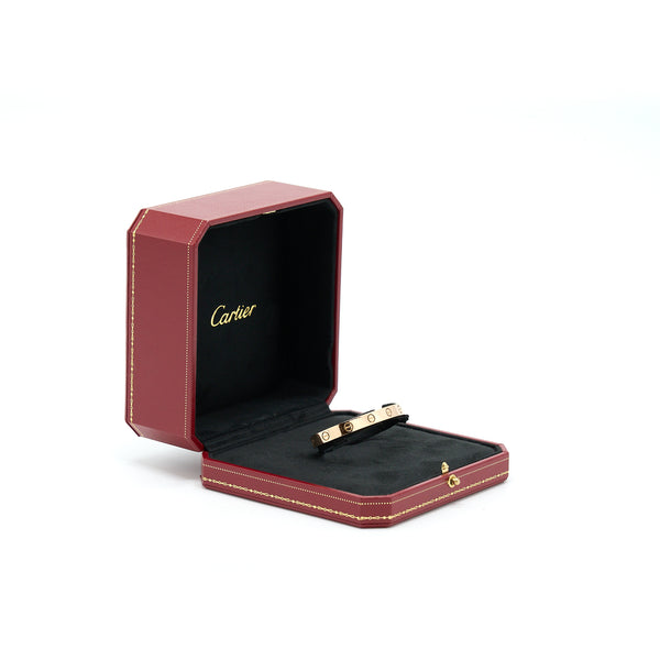 Cartier Size 16 Love Bracelet Rose Gold