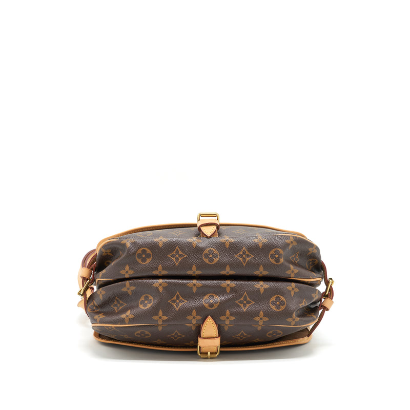 Louis Vuitton Vintage Double Side Crossbody Bag Monogram Canvas GHW