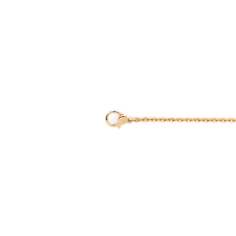 Hermes Size SH Finesse Bracelet Rose Gold/Diamonds