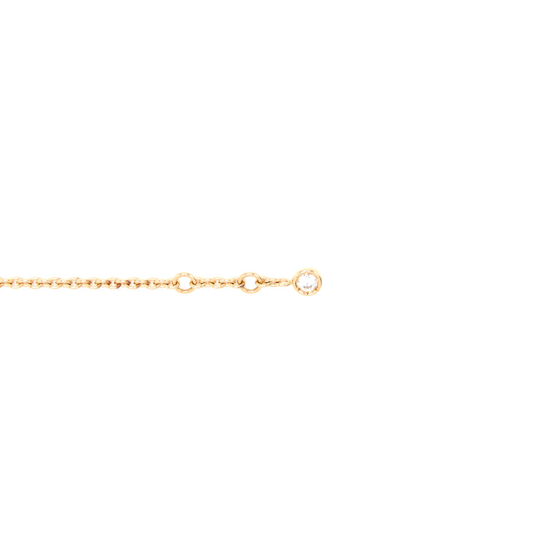 Hermes Size SH Finesse Bracelet Rose Gold/Diamonds