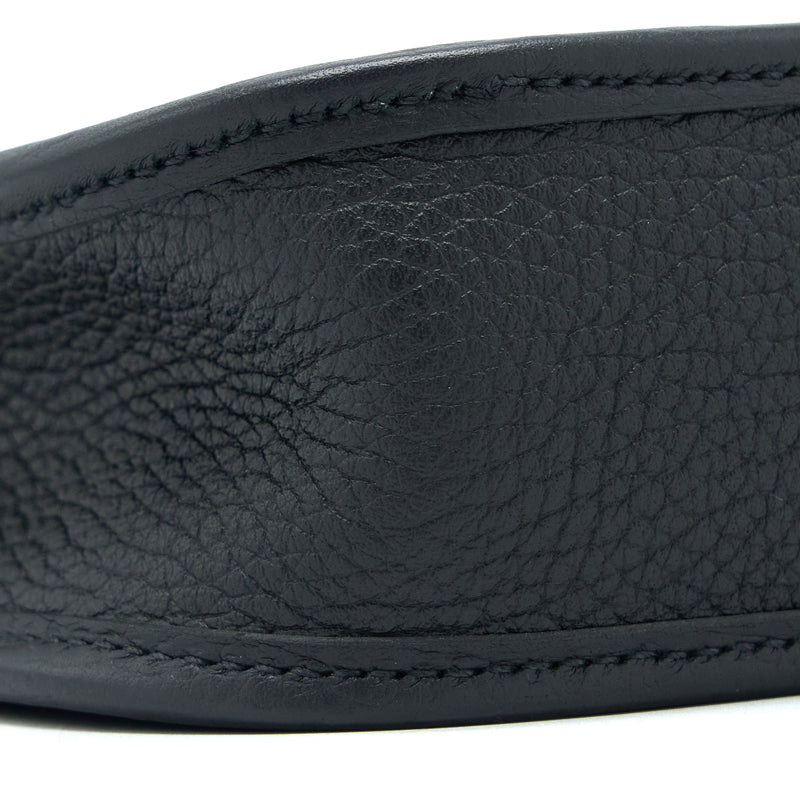 Hermes Mini Evelyne Clemence Black GHW Stamp Z