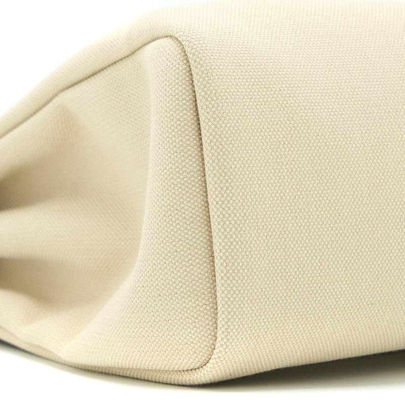 Hermes Herbag Zip 31 Bag Canvas Breton/Natural Sable/Nata SHW Stamp U