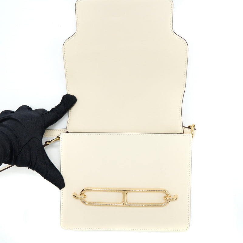 Hermes Mini Roulis Swift Nata LGHW Stamp Z