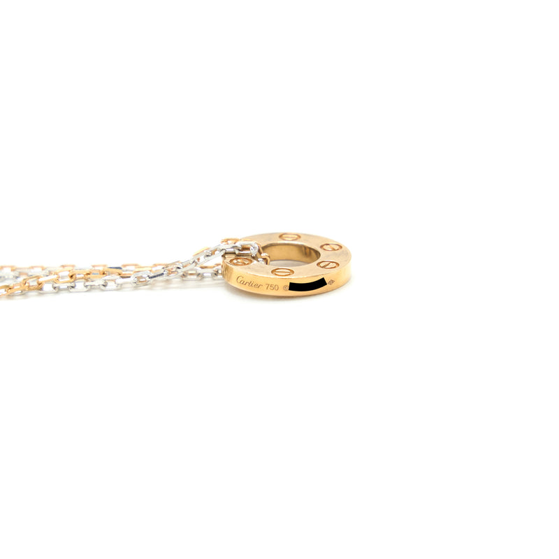 Cartier Yellow Gold and Diamond LOVE Necklace | Harrods UK