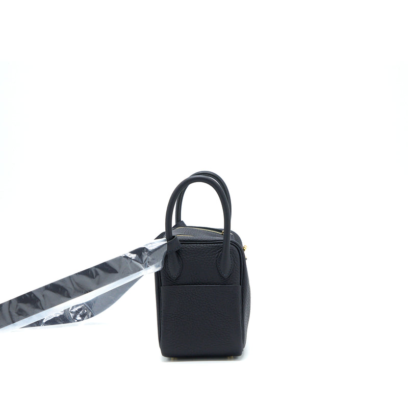 Hermes Mini Lindy Clemence 3Y Caban GHW Stamp U