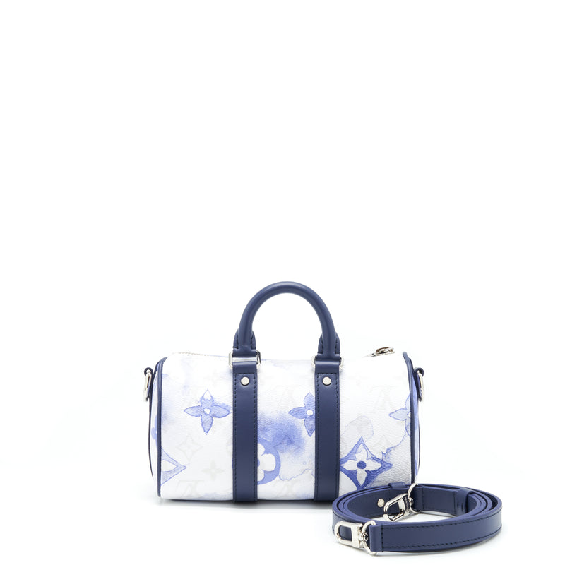 Louis Vuitton Keepall XS Monogram Watercolor Blue in Canvas with