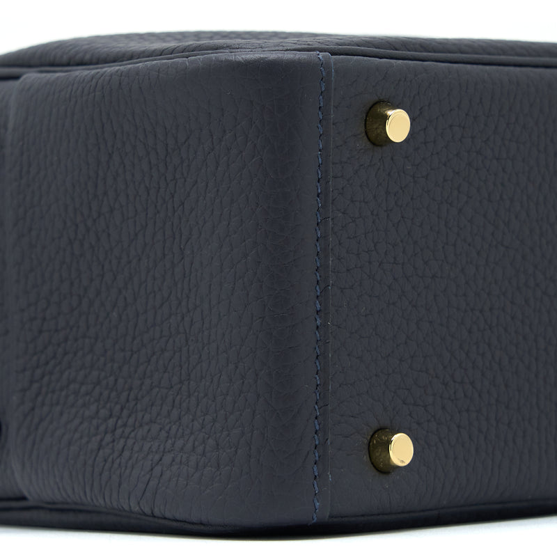 Hermes Mini Lindy Clemence 3Y Caban GHW Stamp U
