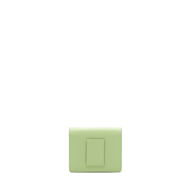 Hermes Roulis Slim Evercolor Vert criquet GHW stamp Z