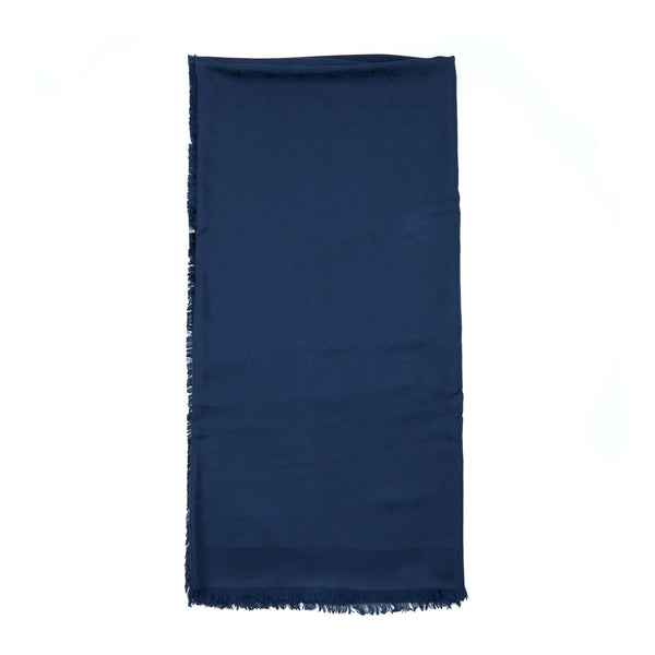 Louis Vuitton Monogram Shawl Night Blue