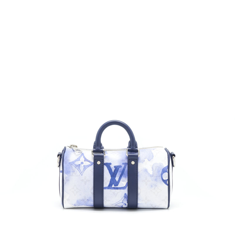 Louis Vuitton Monogram Ink Watercolor Keepall Xs Blue