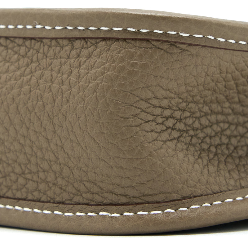 Hermes Mini Evelyne Clemence Etoupe GHW Stamp Z