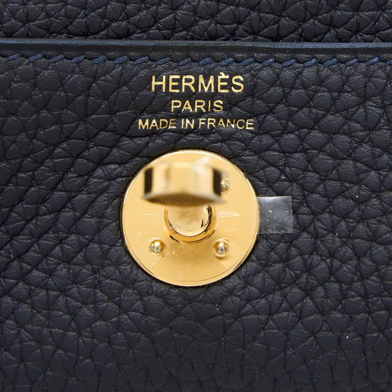 Hermes Mini Lindy Clemence 3Y Caban GHW Stamp U