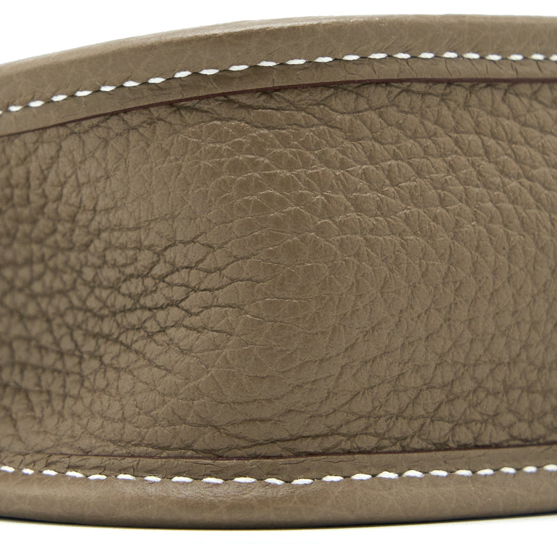 Hermes Mini Evelyne Clemence Etoupe GHW Stamp Z