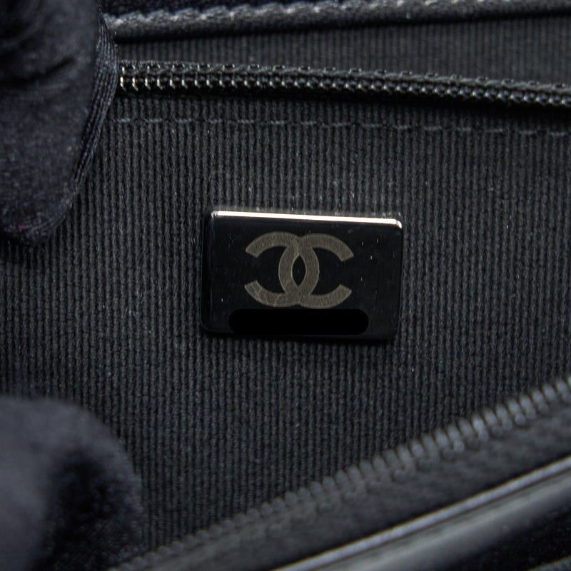 Chanel Trendy CC Wallet on Chain Lambskin So Black with Black Hardware
