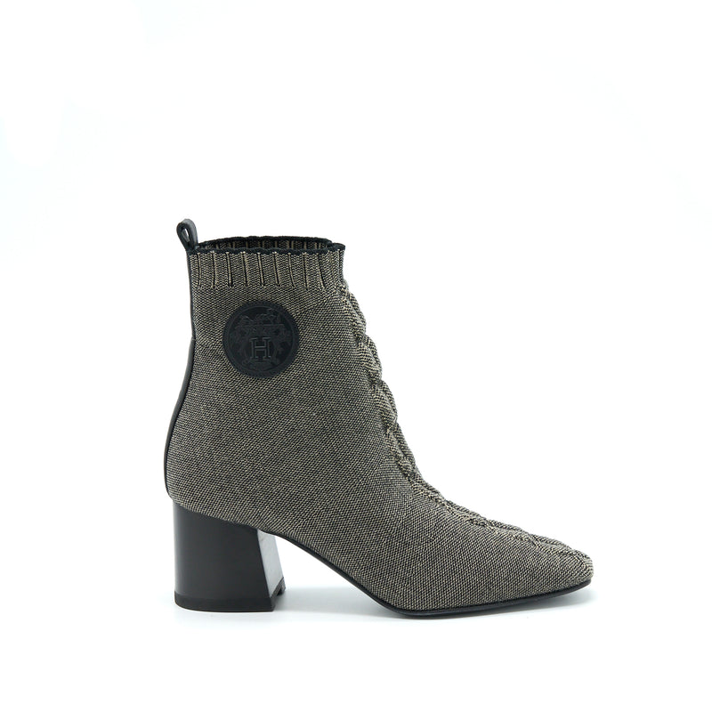 Hermes Size 36 Duo Ankle Boot Nocciola/ Noir