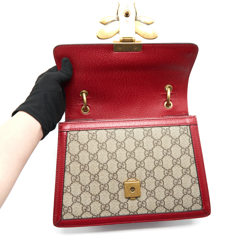 GUCCI GG Crossbody Bag Shoulder Bag 510304 Leather Red – Timeless Vintage