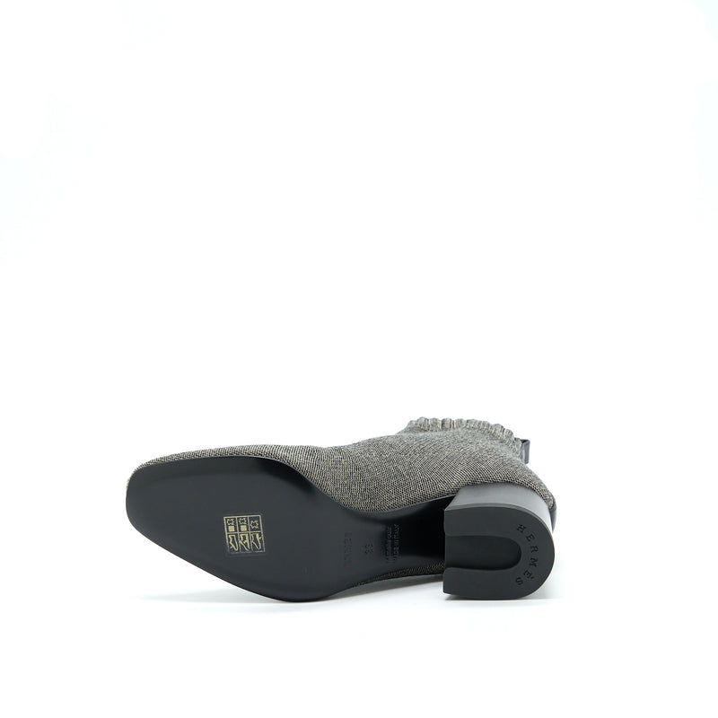 Hermes Size 36 Duo Ankle Boot Nocciola/ Noir