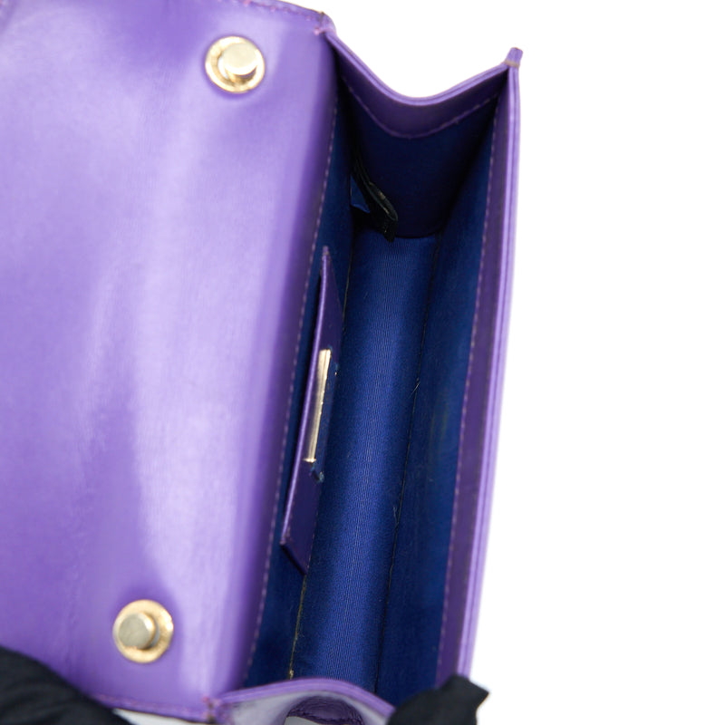 Bvlgari Serpenti Forever Bag Crystal Galuchar Purple LGHW