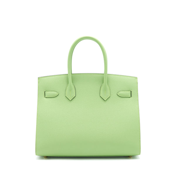 Hermes birkin 30 sellier Vert criquet GHW Epsom leather