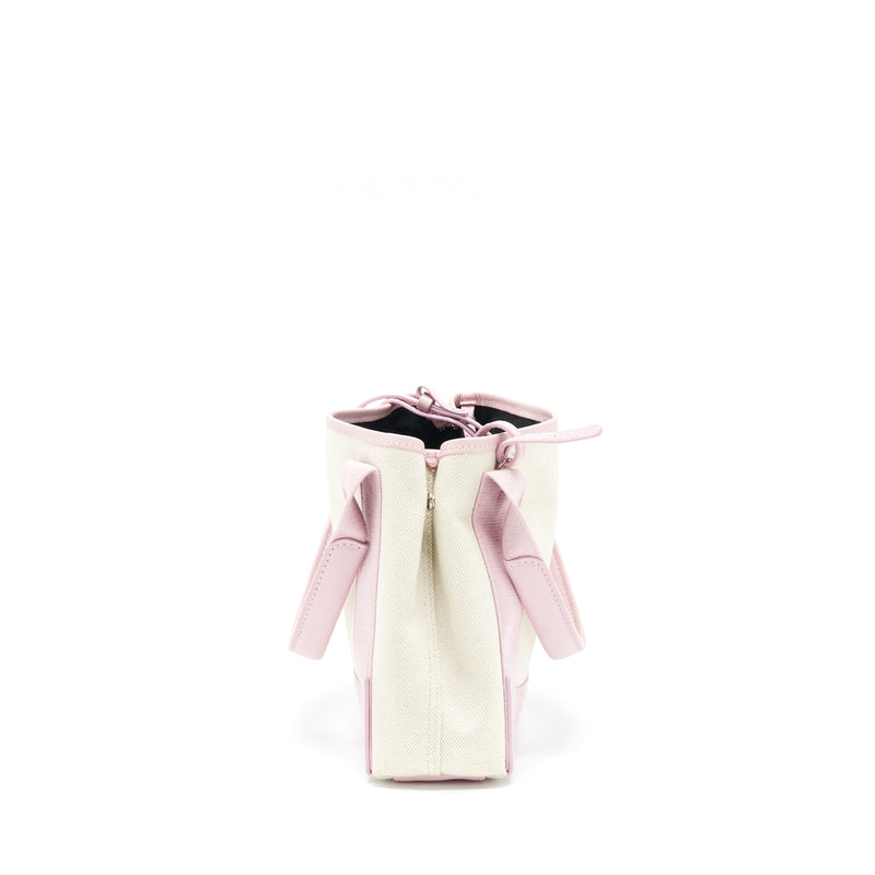 Balenciaga Canvas Cabas Bag Pink SHW