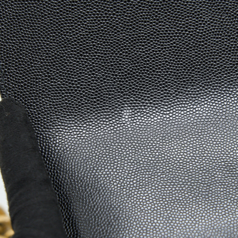 Chanel Medium Boy Bag Caviar Black Brushed GHW