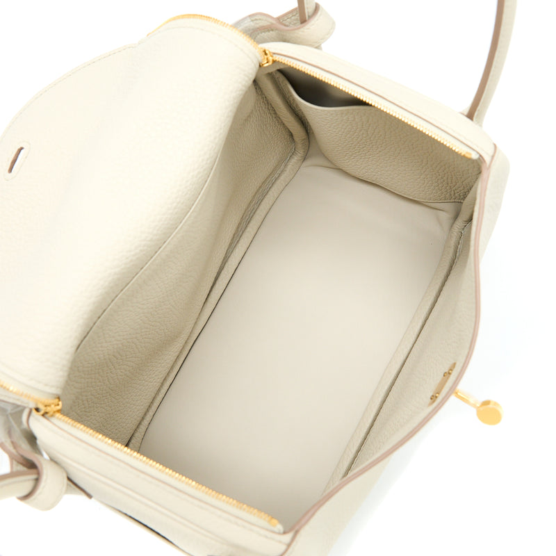 Hermes Lindy 26 Clemence Beton GHW Stamp U