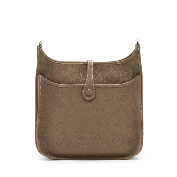 Hermes Evelyne 29 Clemence Etoupe SHW Stamp D