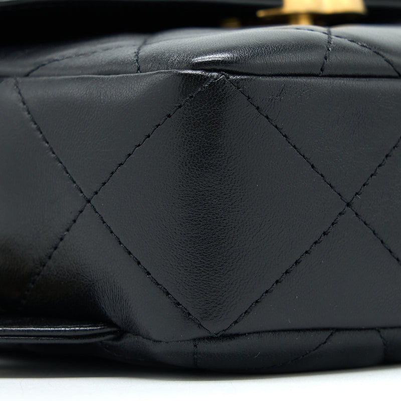 Chanel 23P Ado Backpack Lambskin Black GHW (Microchip)