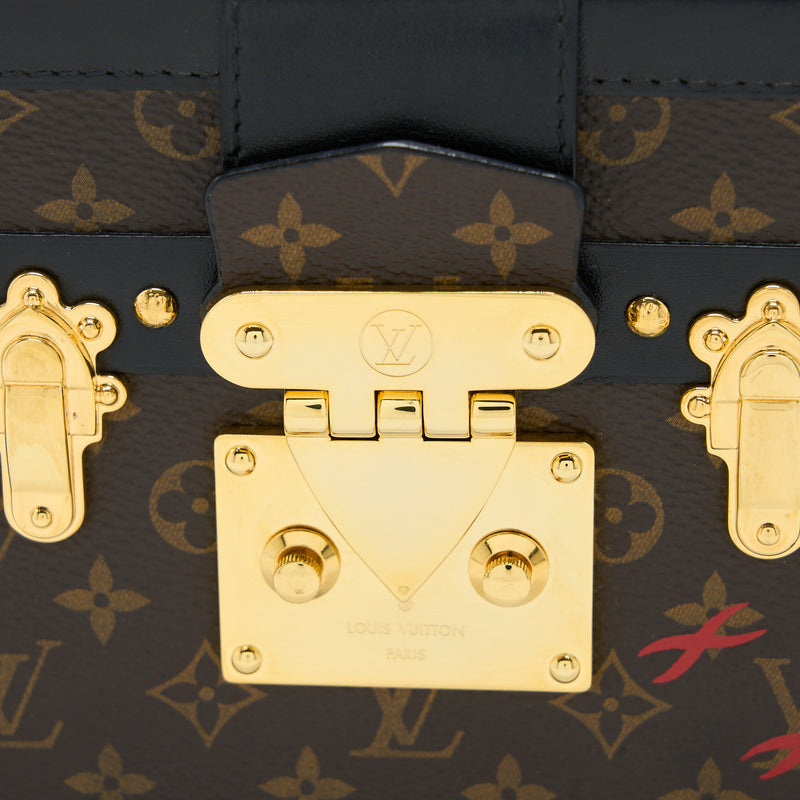 Louis Vuitton Petite Malle Monogram Canvas GHW