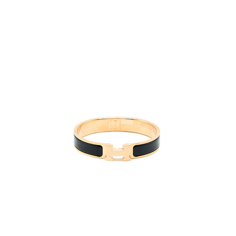 Sell Hermès Clic H Bracelet - Black | HuntStreet.com