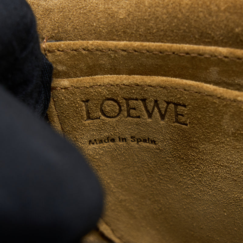 Loewe Mini Gate Calfskin Navy GHW
