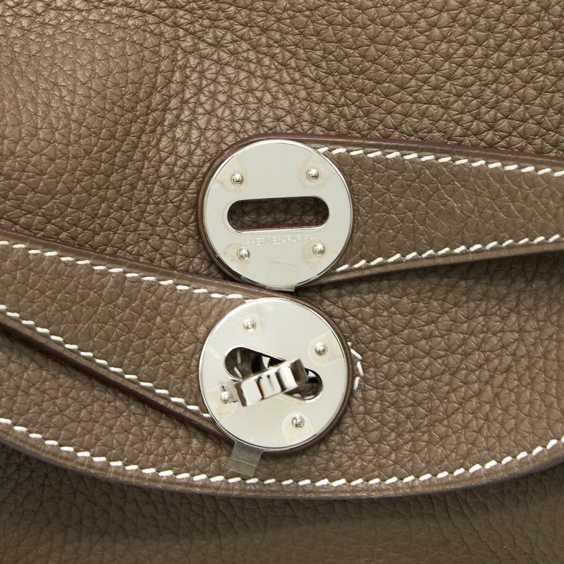 Hermes Lindy 26 Clemence Etoupe SHW Stamp C