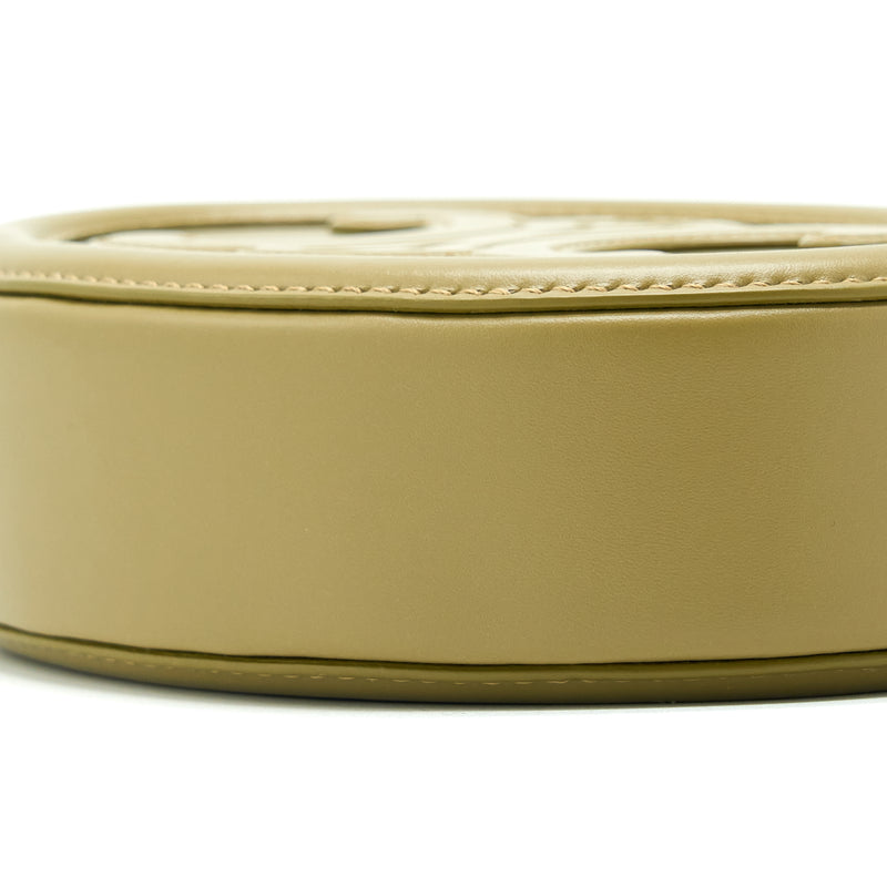 Celine Crossbody Oval Purse Calfskin Olive GHW