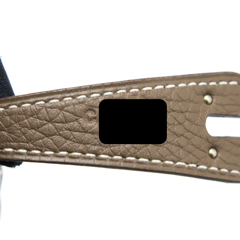 Hermes Lindy 26 Clemence Etoupe SHW Stamp C