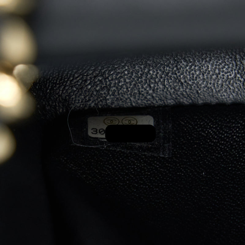 Chanel Mini Rectangular with coco bag charm Limited Edition Lambskin Black LGHW
