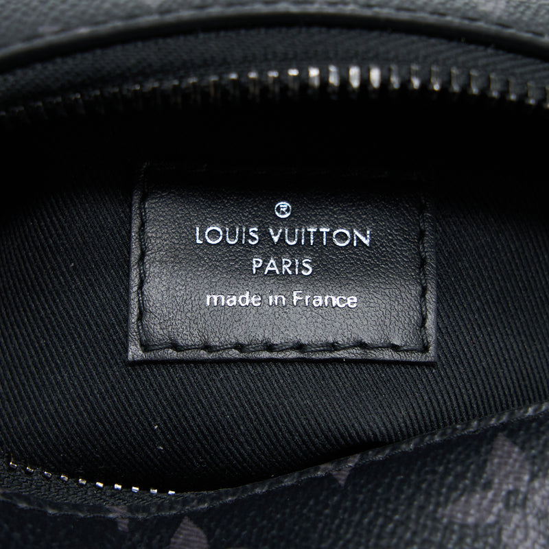Louis Vuitton Mini Soft Trunk Monogram Eclipse Canvas Matte-Black Hard