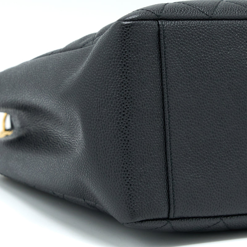 Chanel Grand Shopping Tote Bag Caviar Black GHW