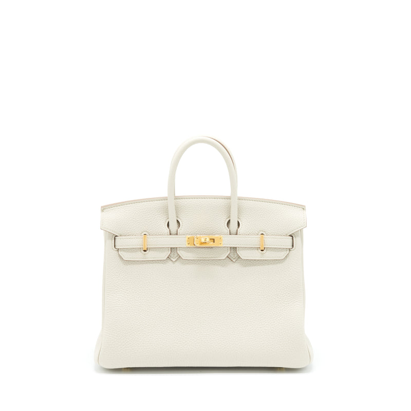 Hermes Birkin 25 Togo 8L Beton GHW Stamp Z