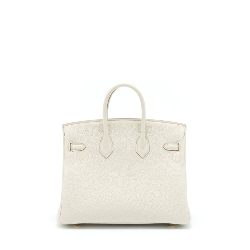 Hermes Birkin 25 Togo 8L Beton GHW Stamp Z