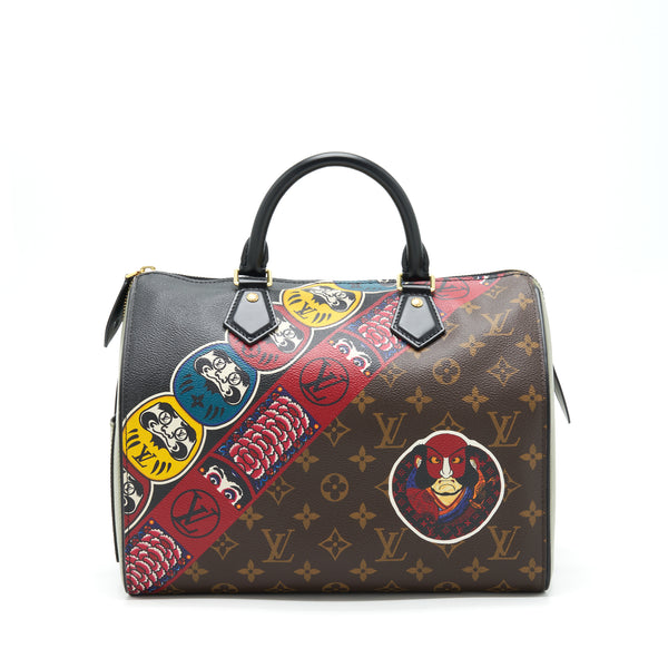 LV Louis Vuitton Kabuki Speedy 30 Runway Edition