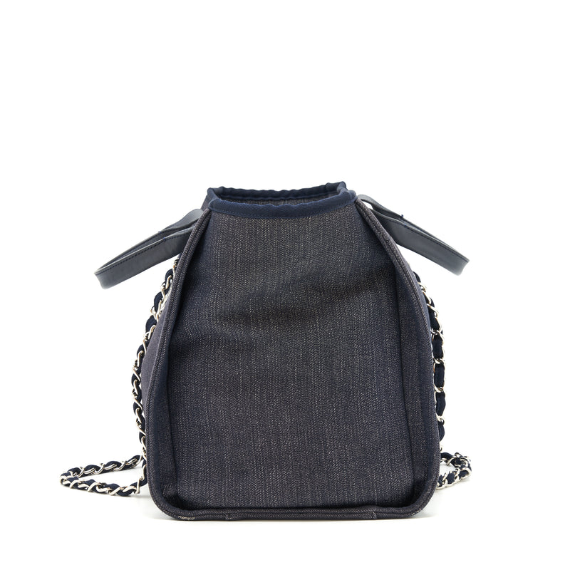 Chanel Washed Lambskin Chain Around Medium Messenger Blue Handbag Bag – The  Vault by Sacha