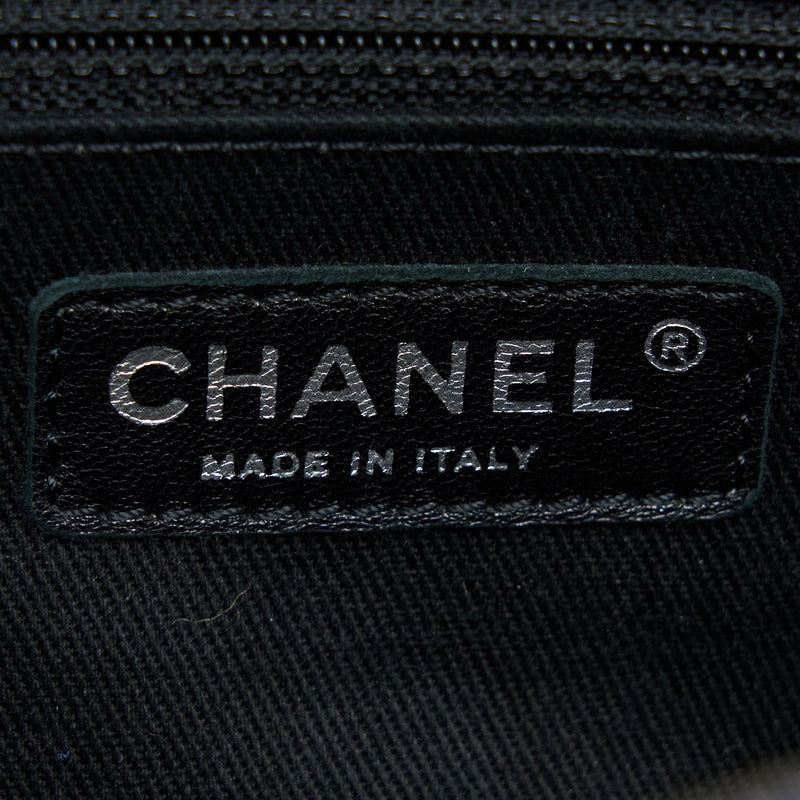 Chanel Seasonal Signal Flap Bag Caviar Blue Ruthenium Hardware