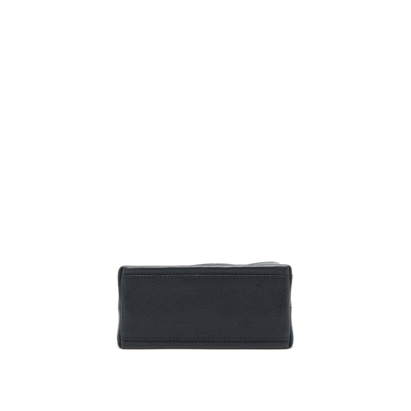Balenciaga Top Handle Shopping Tote Bag Calfskin Black SHW