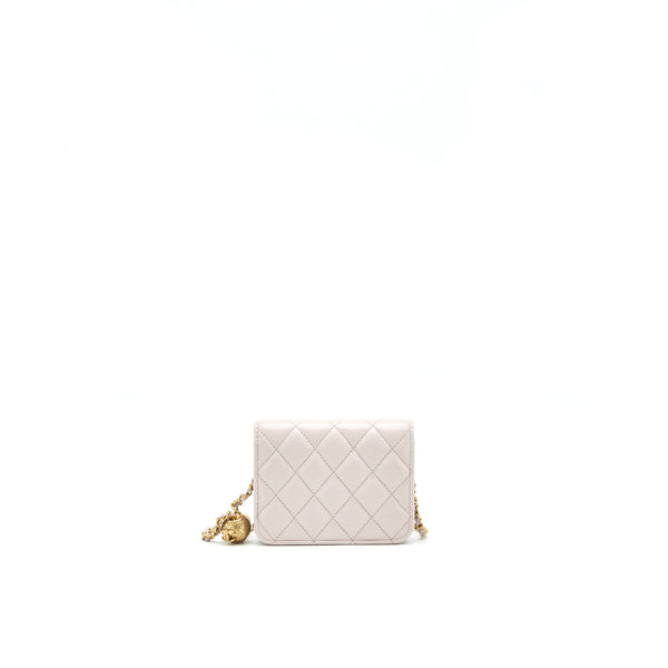 Chanel 21B Lilac/ Light Purple Pearl Crush Mini Belt Bag