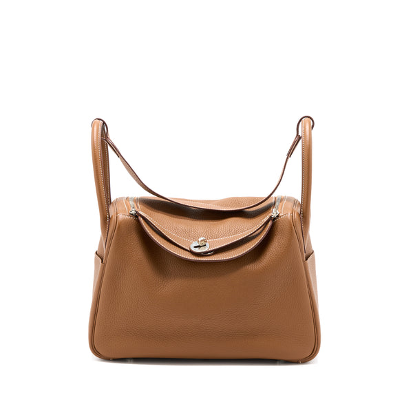 Hermes Lindy 30 Clemence Gold SHW Stamp C