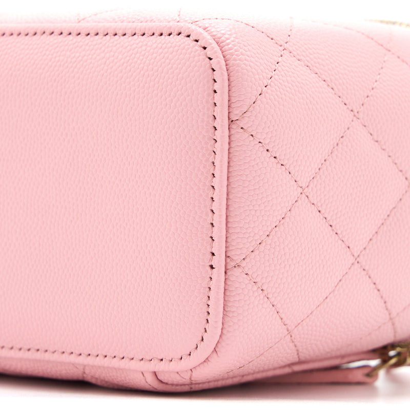 Chanel Long Vanity With Chain Caviar Pink LGHW